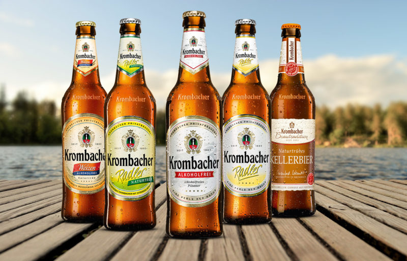 Die Krombacher Individualflasche